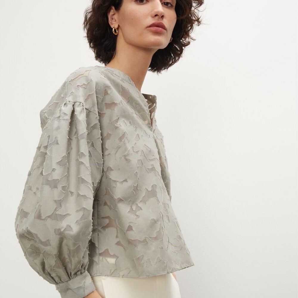 Club Monaco Sculptured Sleeve Top
